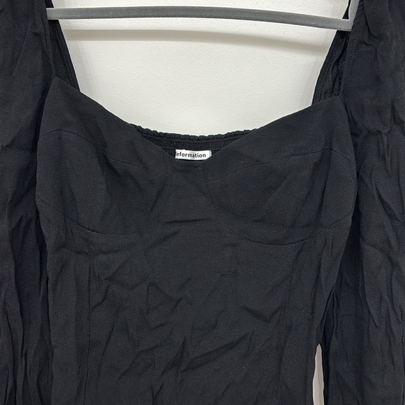 Reformation Black Long Sleeve Yop - Picture 6 of 9